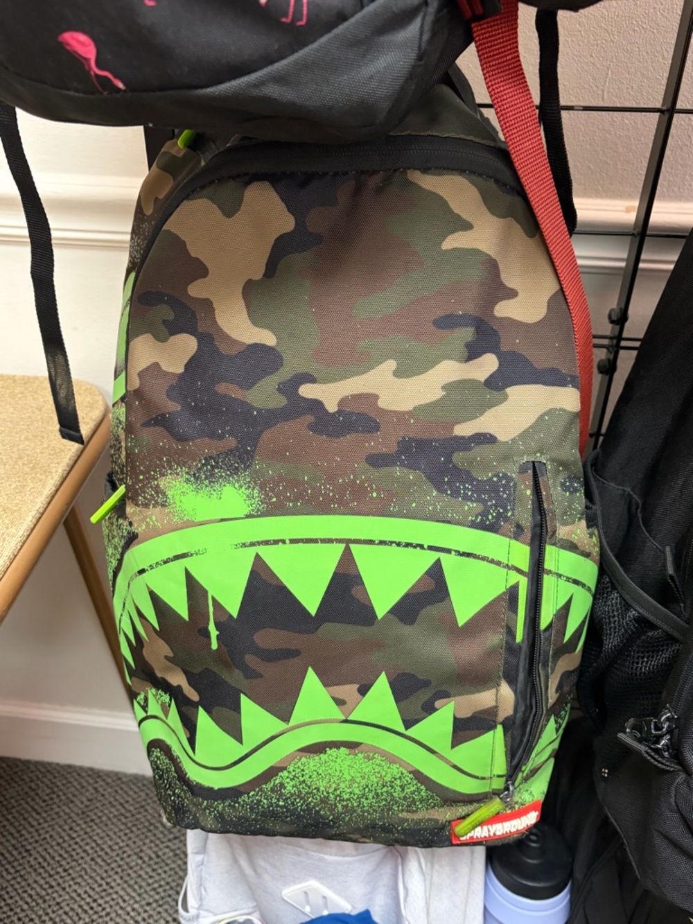 SPRAYGROUND CAMO SHARK RETIRED BACKPACK